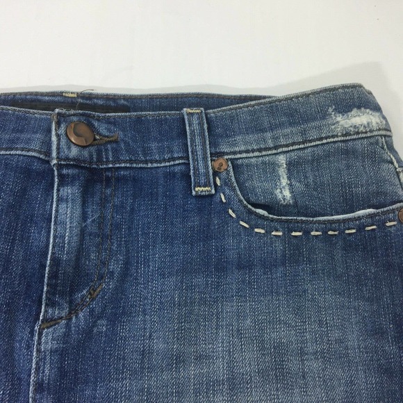 Joe's Jeans Denim Mini Skirt Distressed Stretch 29 - Picture 4 of 10